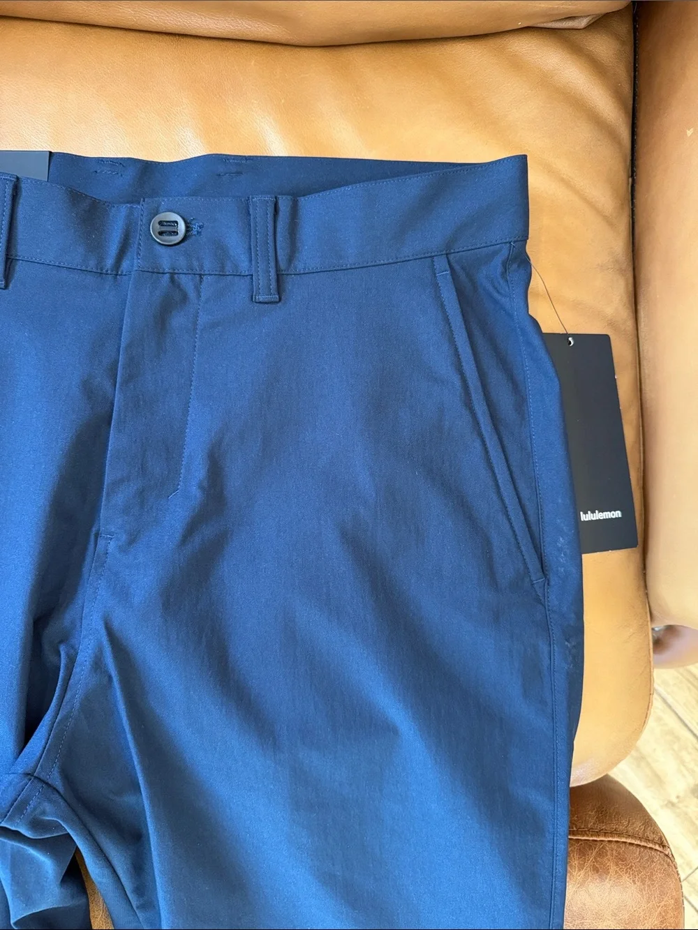 NWT Mens Lululemon Relaxed Fit Tapered Trouser 28” Sz 32 True Navy Blue